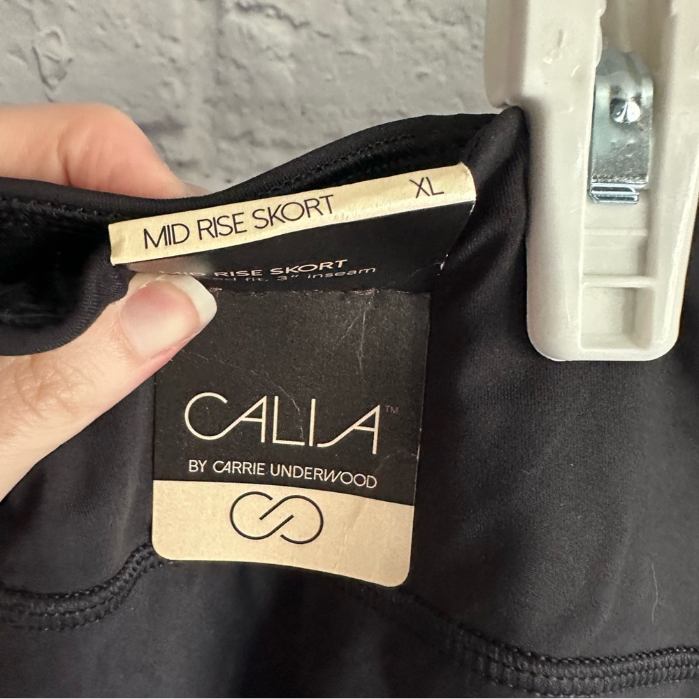 NEW WITH TAGS CALIA MOVE SKORT BLACK CAVIAR SIZE XL - Picture 5 of 8